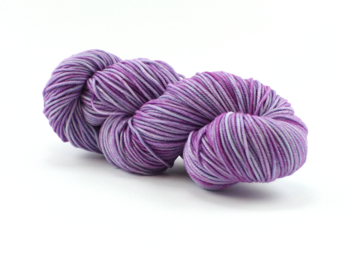 Candy Heart Purple—Hand-Dyed Yarn (fingering, dk, worsted and bulky weight yarn)