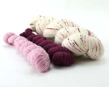Load image into Gallery viewer, Pressed Pedals Sock Set—Hand-Dyed Yarn (fingering weight)
