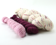 Pressed Pedals Sock Set—Hand-Dyed Yarn (fingering weight)