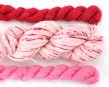Load image into Gallery viewer, Candy Heart Confetti Sock Set—Hand-Dyed Yarn (fingering weight)
