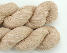 Load image into Gallery viewer, Biscuit—Hand-Dyed Yarn (fingering, dk, worsted and bulky weight yarn)
