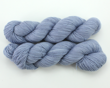 Load image into Gallery viewer, Blue Skies—Hand-Dyed Yarn (fingering, dk, worsted and bulky weight yarn)
