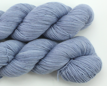 Load image into Gallery viewer, Blue Skies—Hand-Dyed Yarn (fingering, dk, worsted and bulky weight yarn)
