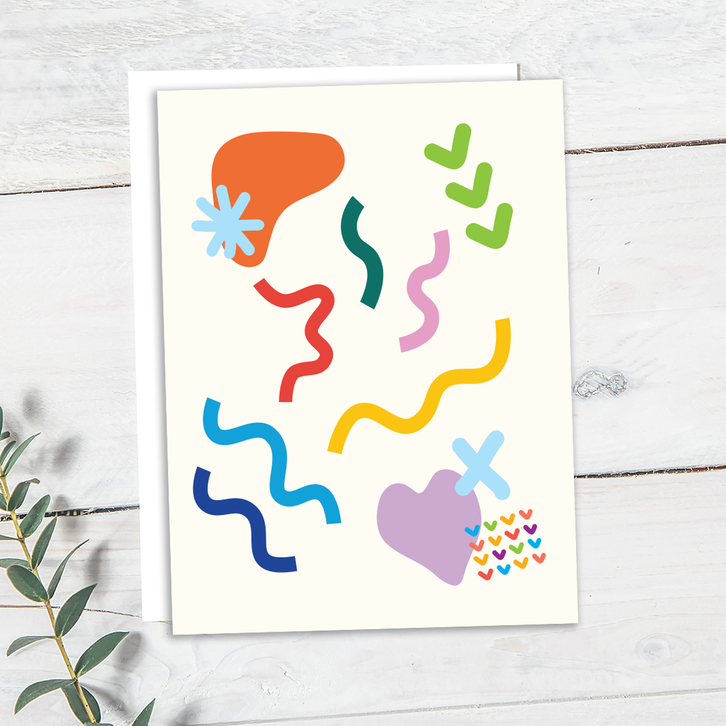 Squiggly yarn!
