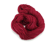 Load image into Gallery viewer, Cranberry—Hand-Dyed Yarn (fingering, dk, worsted and bulky weight yarn)
