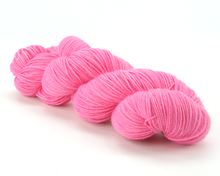 Load image into Gallery viewer, Fuchsia—Hand-Dyed Yarn (fingering, dk, worsted and bulky weight yarn)
