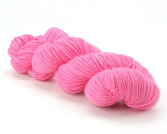 Fuchsia—Hand-Dyed Yarn (fingering, dk, worsted and bulky weight yarn)