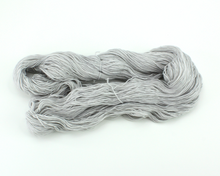 Load image into Gallery viewer, Light Grey—Hand-Dyed Yarn (fingering, dk, worsted and bulky weight yarn)
