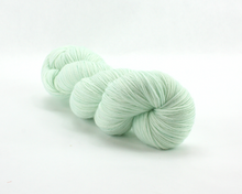 Load image into Gallery viewer, Light Mint—Hand-Dyed Yarn (fingering, dk, worsted and bulky weight yarn)
