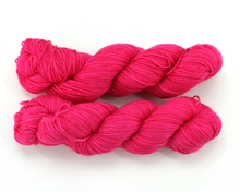 Load image into Gallery viewer, Magenta—Hand-Dyed Yarn (fingering, dk, worsted and bulky weight yarn)
