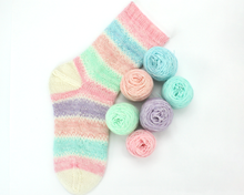 Load image into Gallery viewer, Mini Skein Pastel Colors—Set of 6—Hand-dyed yarn
