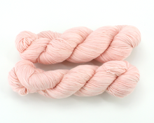 Load image into Gallery viewer, Peach—Hand-Dyed Yarn (fingering, dk, worsted and bulky weight yarn)

