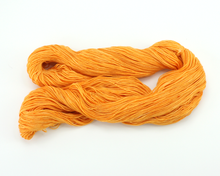 Load image into Gallery viewer, Pumpkin—Hand-Dyed Yarn (fingering, dk, worsted and bulky weight yarn)
