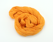 Load image into Gallery viewer, Pumpkin—Hand-Dyed Yarn (fingering, dk, worsted and bulky weight yarn)
