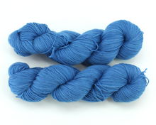 Load image into Gallery viewer, Rainbow Blue—Hand-Dyed Yarn (fingering, dk, worsted and bulky weight yarn)
