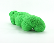 Rainbow Green—Hand-Dyed Yarn (fingering, dk, worsted and bulky weight yarn)