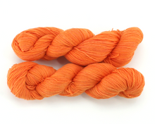 Load image into Gallery viewer, Rainbow Orange—Hand-Dyed Yarn (fingering, dk, worsted and bulky weight yarn)
