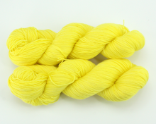 Load image into Gallery viewer, Rainbow Yellow—Hand-Dyed Yarn (fingering, dk, worsted and bulky weight yarn)
