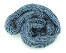 Load image into Gallery viewer, Rustic Blue—Hand-Dyed Yarn (fingering, dk, worsted and bulky weight yarn)

