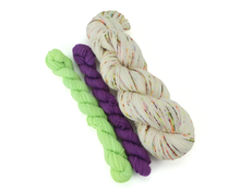 Load image into Gallery viewer, Spooky Sprinkles Sock Set—Hand-Dyed Yarn (fingering weight)
