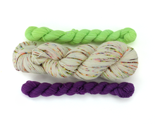 Load image into Gallery viewer, Spooky Sprinkles Sock Set—Hand-Dyed Yarn (fingering weight)
