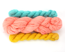 Load image into Gallery viewer, Sunset Beach Sock Set—Hand-Dyed Yarn (fingering weight)
