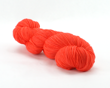 Load image into Gallery viewer, Tangerine—Hand-Dyed Yarn (fingering, dk, worsted and bulky weight yarn)
