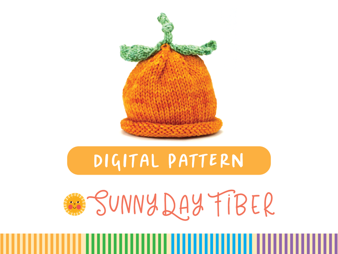 Lil' Cutie Baby Knit Hat Pattern in 3 sizes