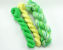 Load image into Gallery viewer, Shamrock Green Sock Set—Hand-Dyed Yarn (fingering weight)
