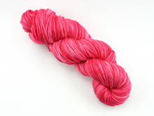 Load image into Gallery viewer, Cherry Red—Hand-Dyed Yarn (fingering, dk, worsted and bulky weight yarn)
