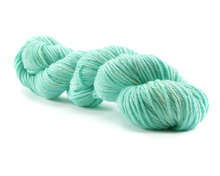 Load image into Gallery viewer, Aqua Green Blue—Hand-Dyed Yarn ( fingering, dk, worsted and bulky weight)
