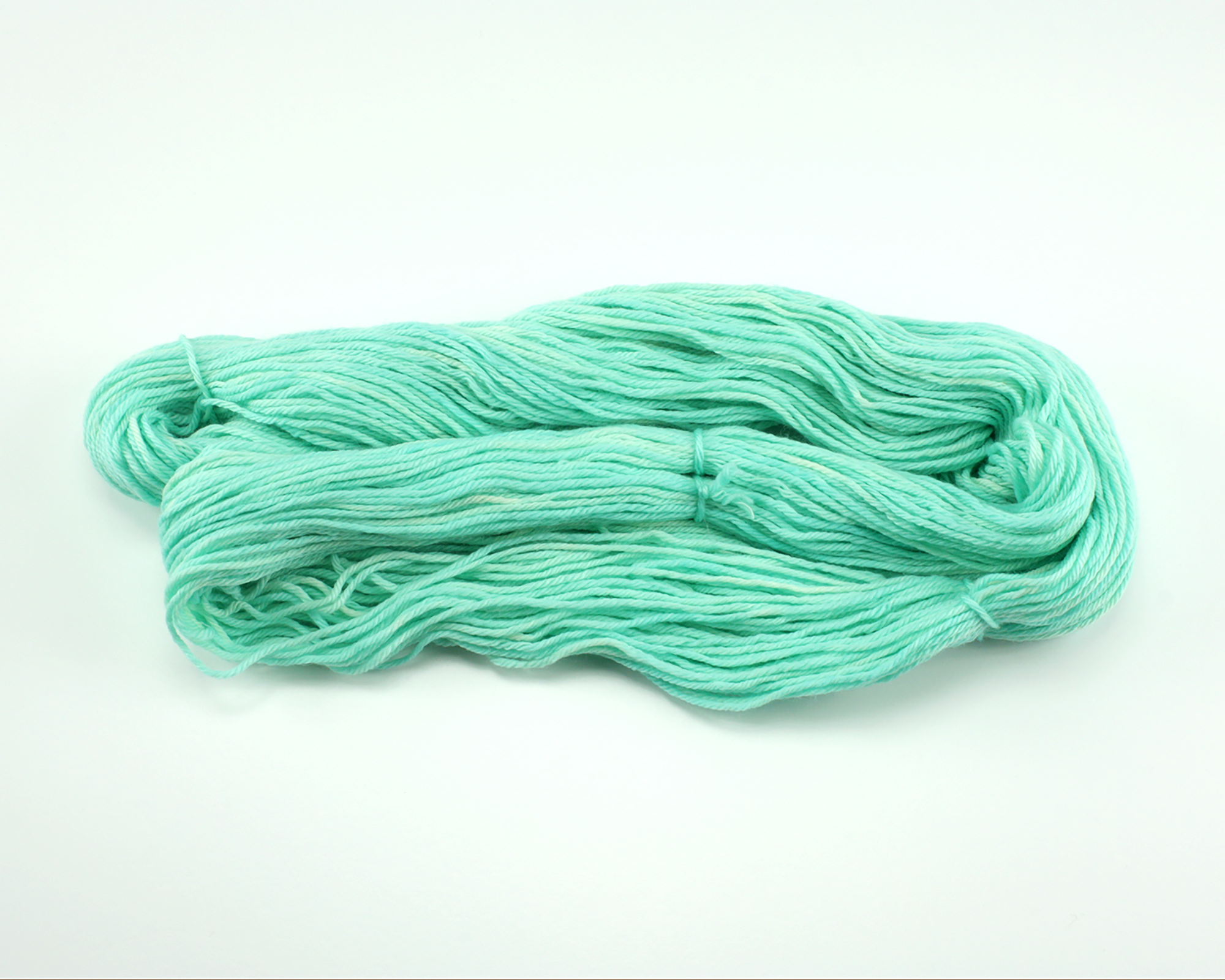 blue green teal dk merino superwash yarn — Dark Lake Fiber Art