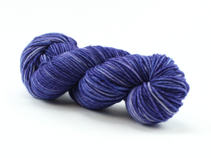 Blueberry—Hand-Dyed Yarn (fingering, dk, worsted and bulky weight yarn)