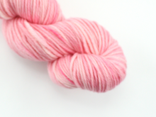 Load image into Gallery viewer, Candy Heart Pink—Hand-Dyed Yarn (fingering, dk, worsted and bulky weight yarn)
