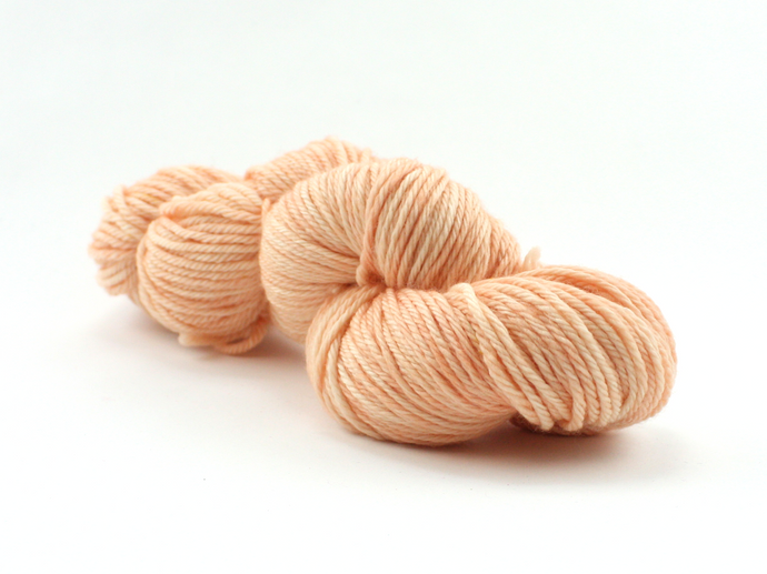 Coral—Hand-Dyed Yarn (fingering, dk, worsted and bulky weight yarn)