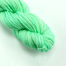 Load image into Gallery viewer, Mint Green—Hand-Dyed Yarn (fingering, dk, worsted and bulky weight yarn)
