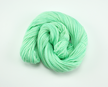 Load image into Gallery viewer, Mint Green—Hand-Dyed Yarn (fingering, dk, worsted and bulky weight yarn)
