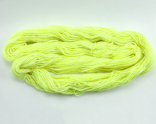 Load image into Gallery viewer, Neon Yellow—Hand-Dyed Yarn (fingering, dk, worsted and bulky weight yarn)
