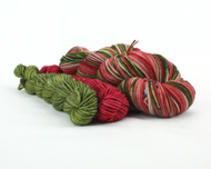 Rustic Christmas Sock Set—Hand-Dyed Yarn (fingering weight)