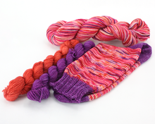 Load image into Gallery viewer, Spicy Hot Sock Set—Hand-Dyed Yarn (fingering weight)
