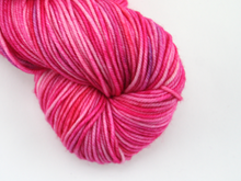 Load image into Gallery viewer, Valentine Pink—Hand-dyed Yarn (fingering, dk, worsted and bulky weight)
