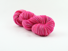 Load image into Gallery viewer, Valentine Pink—Hand-dyed Yarn (fingering, dk, worsted and bulky weight)
