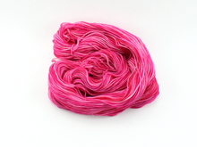 Load image into Gallery viewer, Valentine Pink—Hand-dyed Yarn (fingering, dk, worsted and bulky weight)
