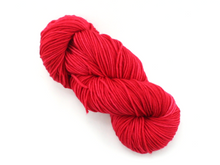 Load image into Gallery viewer, Red—Hand-Dyed Yarn (fingering yarn, dk yarn, worsted and bulky weight)
